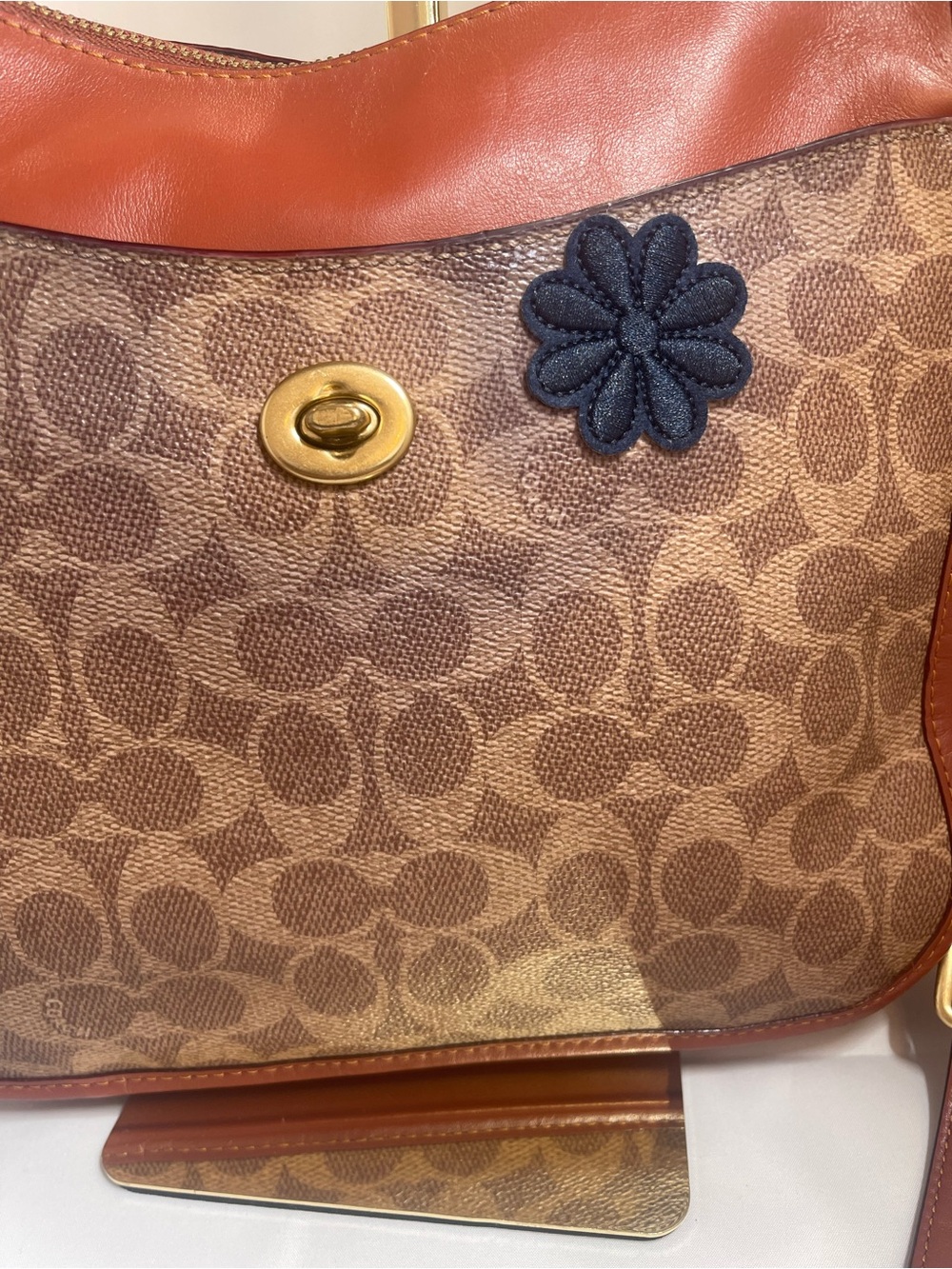 Coach Brown Signature Chaise Crossbody - Picture 2 of 7